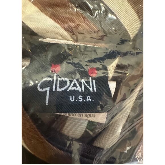 Brown & White Striped Gidani Sleeveless Dress With Belted Waist & Silver Buckle - Picture 6 of 8